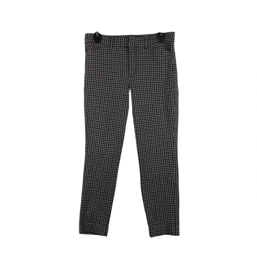OLD‎ NAVY Pixie Skinny High Rise Houndstooth Pants Women Size 8